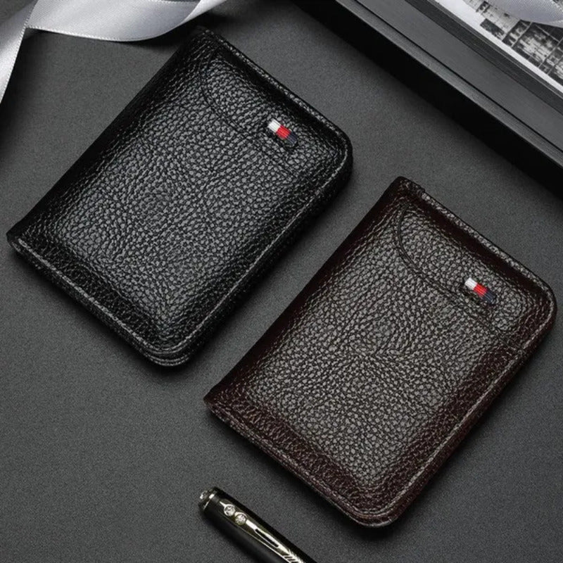 Men's Minimalism PU Leather Credit Card Wallet