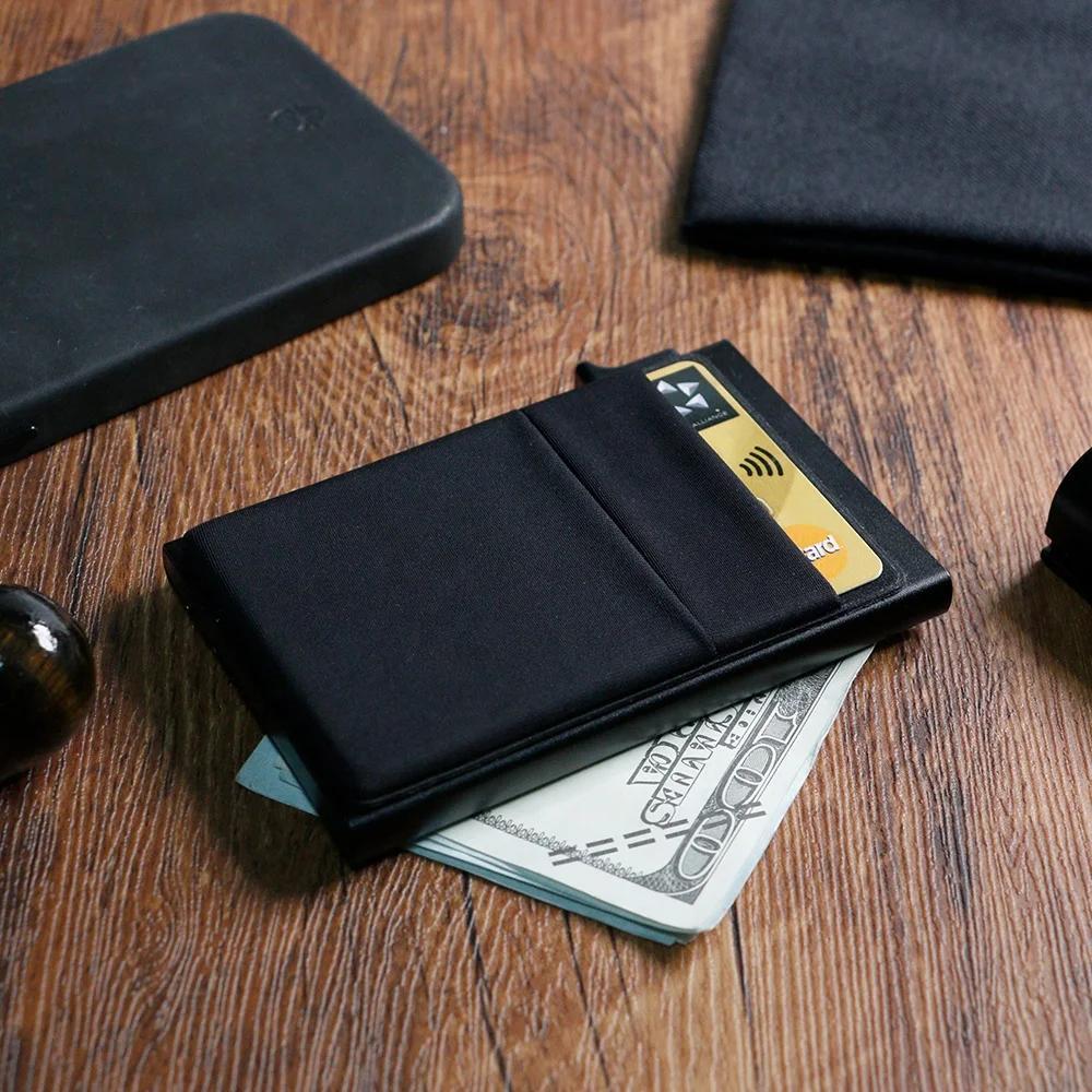 Men's RFID Blocking Ultra-Slim Wallet with Coin Slot