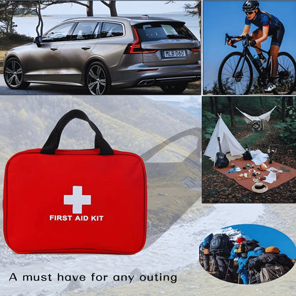 🚑 184pcs First Aid Kit - Portable & Comprehensive Emergency Medical Supplies 🌟 - Merkanny