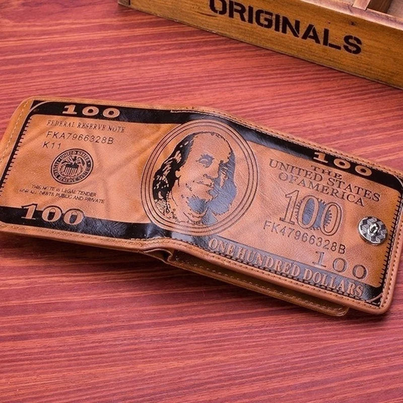 Men's Leather Dollar Price Wallet Clutch Credit Card Holder Billfold Money Purse