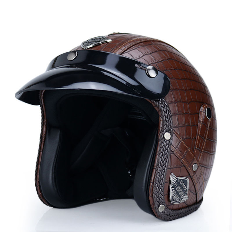 Optimize product title: Retro Male Motorcycle Helmet