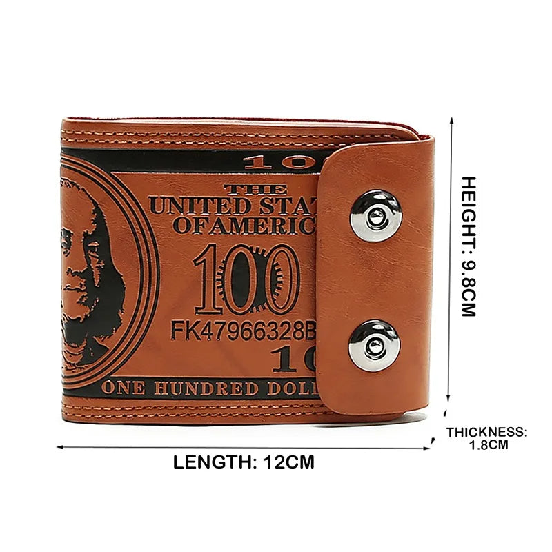 Men's Leather Dollar Price Wallet Clutch Credit Card Holder Billfold Money Purse