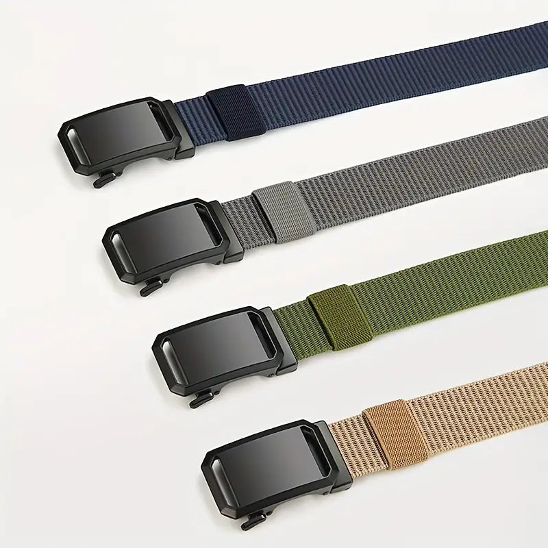 Premium Canvas Belt Automatic Buckle Men's & Women's Tactical Belt