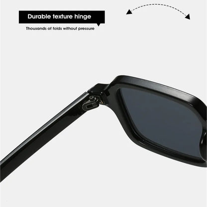 Gradient Shades Square Sunglasses - Fashionable Retro Trend