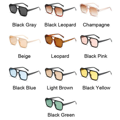 Fashion Square Sunglasses for Women - Classic Outdoor Eyewear