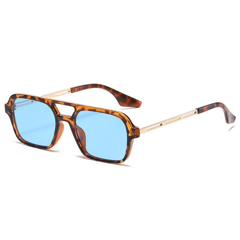 New Small Square Sunglasses - Retro Candy Colors for Women