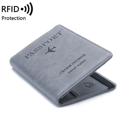 Engraved Name Passport Cover for Women Men Travel Credit Id Card Holder Case Wallet Short Eye Catching Design