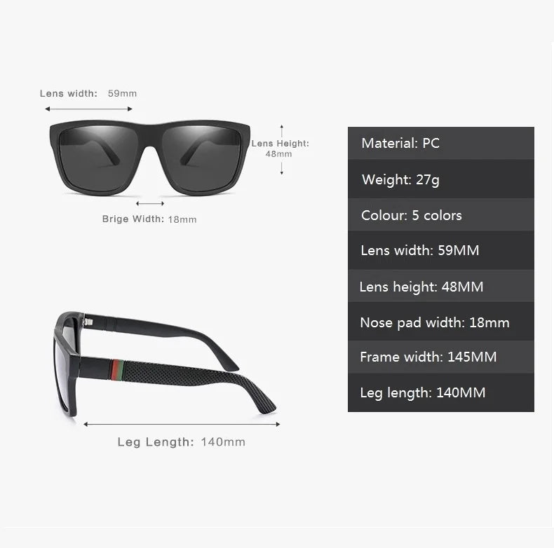 Luxury Brand Designer Polarized Sunglasses - Men and Women