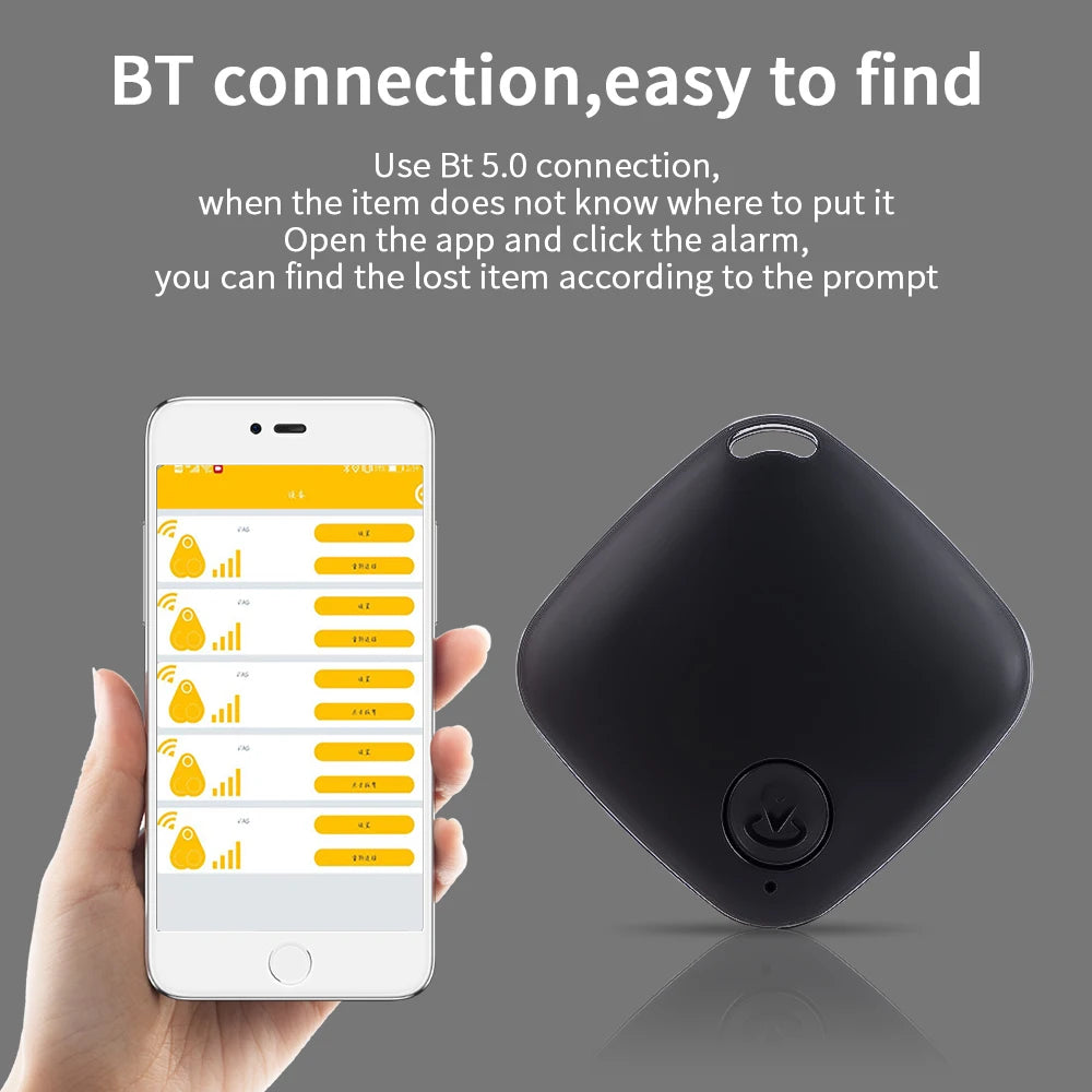 Mini GPS Tracker Smart Tag Childs Key Bag Child Pets Luggage Finder Location Record Wireless Bluetooth Anti-lost Alarm Device