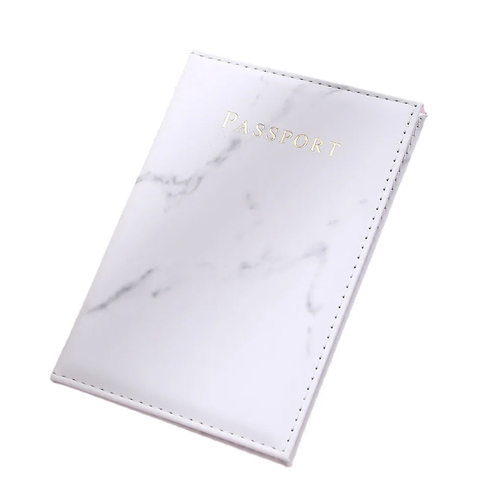 Marble Pattern Ticket Passport Holder Men Women Travel Protective Cover for ID Credit Card Wholesale