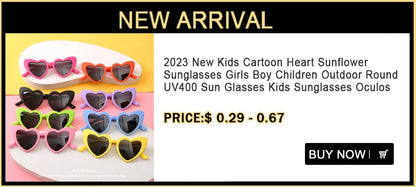 Crystal Children Sunglasses - Trendy Retro Fashion