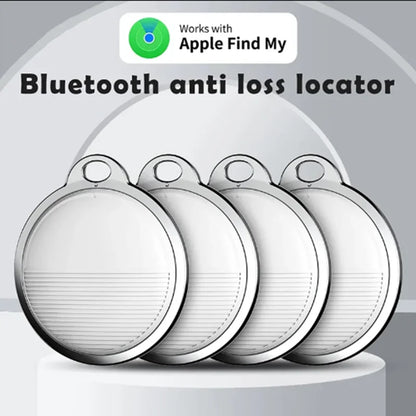 Bluetooth GPS Tracking Device Smart Key Finder Locator Anti-Lost Tag Alarm Reminder for Pets Work with Apple Find My