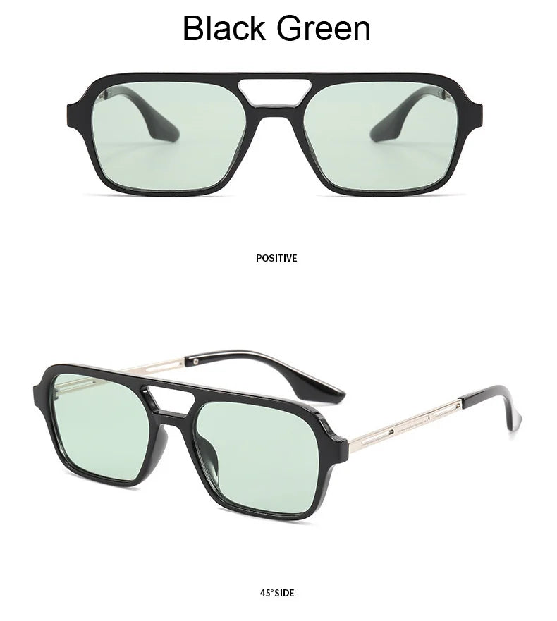 Rectangle Fashion Sunglasses for Women - Basic Classic Design