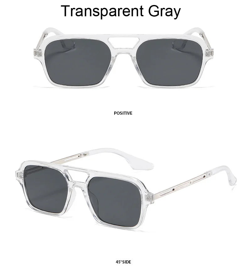 Rectangle Fashion Sunglasses for Women - Basic Classic Design