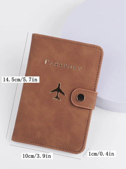 Leather Passport Holder Covers Case Waterproof Travel Credit Card Wallet Cute Passport Book for Women/Men Passport Cover