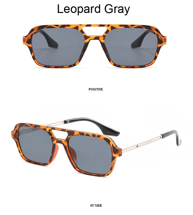 New Small Square Sunglasses - Retro Candy Colors for Women