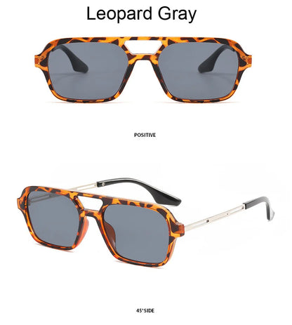 New Small Square Sunglasses - Retro Candy Colors for Women