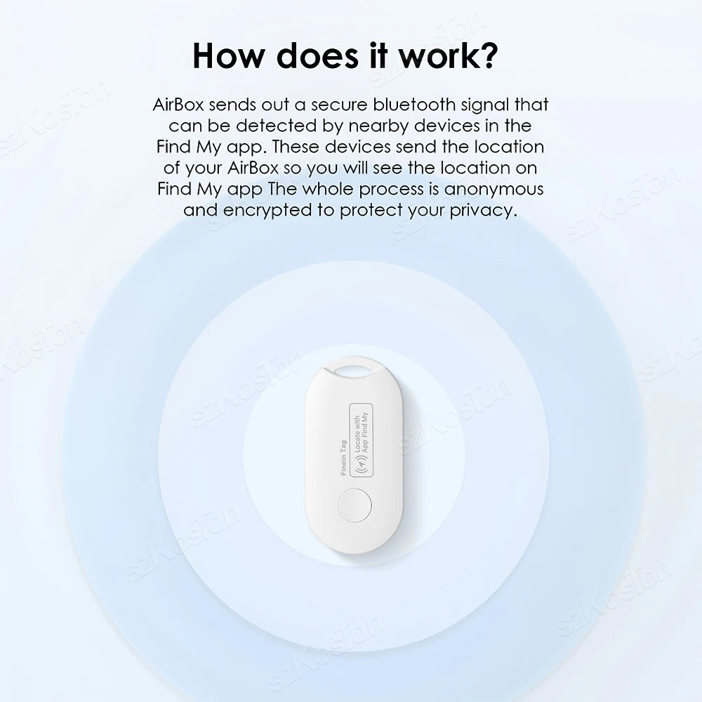 Mini GPS Tracker For Apple Find My APP Smart Tag Tracking Device Bluetooth-compatible Finder for IOS System Keys Wallet Bags