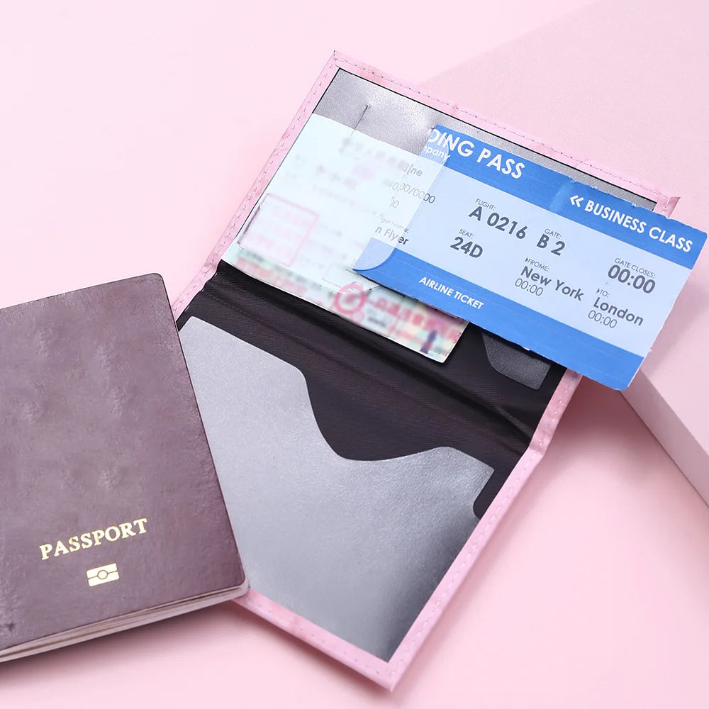 Marble Pattern Ticket Passport Holder Men Women Travel Protective Cover for ID Credit Card Wholesale