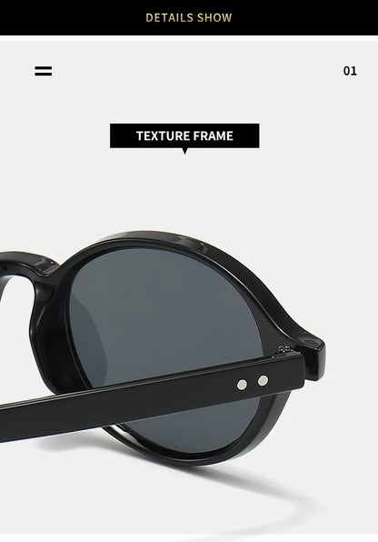 Retro Small Oval Sunglasses - Luxury Fashion Eyewear