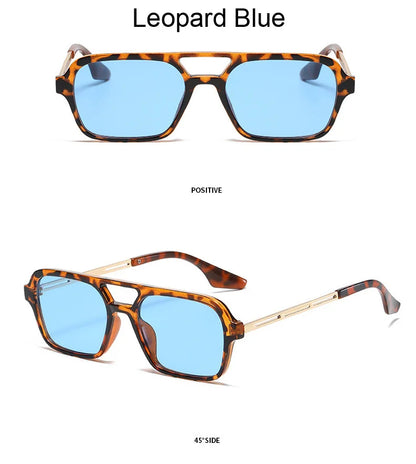 New Small Square Sunglasses - Retro Candy Colors for Women