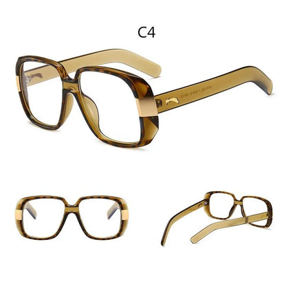 New Cool Oversized Square Acetate Frame Sunglasses - Vintage Fashion for Men and Women