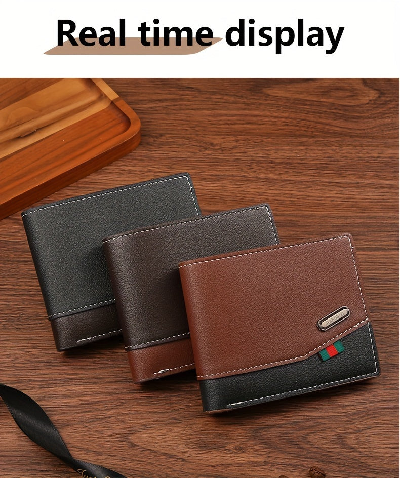 New Men's Fashion Casual Money Clip and Coins Purse