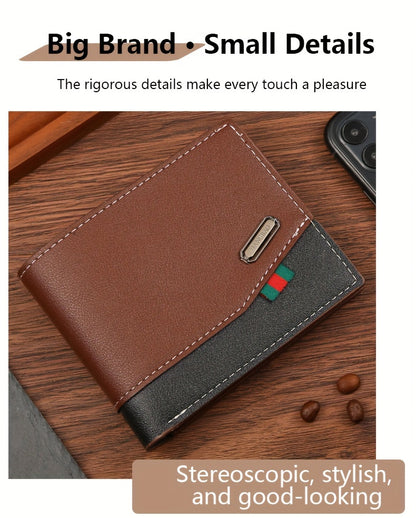 New Men's Fashion Casual Money Clip and Coins Purse