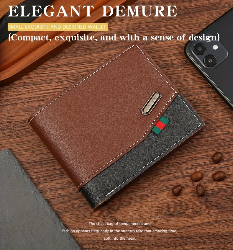 New Men's Fashion Casual Money Clip and Coins Purse