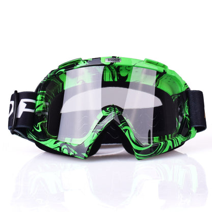 Anti-fall Motorcycle Riding Goggles for Off-road Racing Helmet - Wind and Sand Ski Glasses