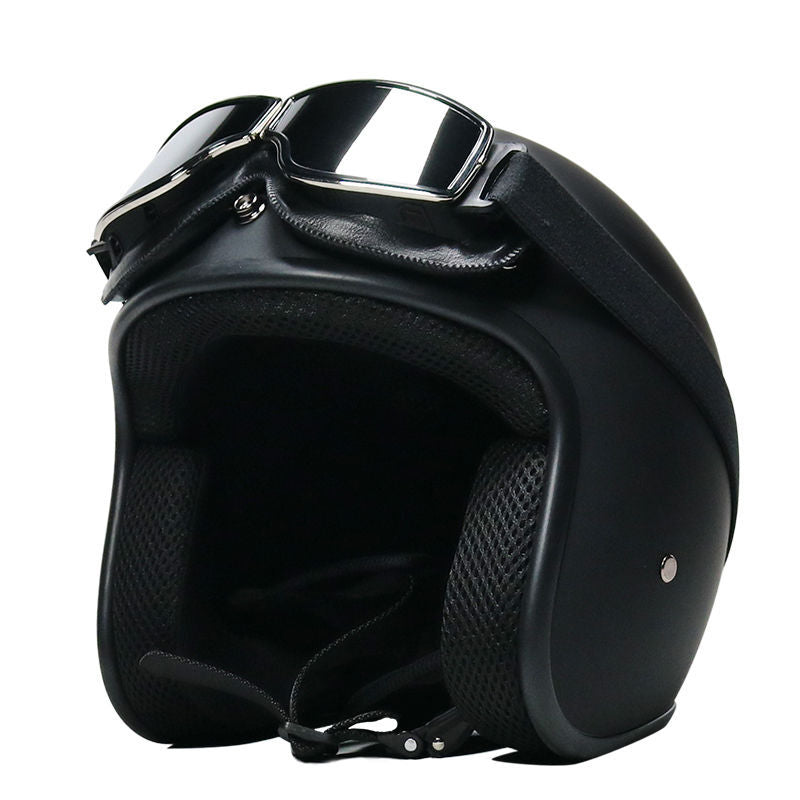 Optimize product title: Retro Male Motorcycle Helmet