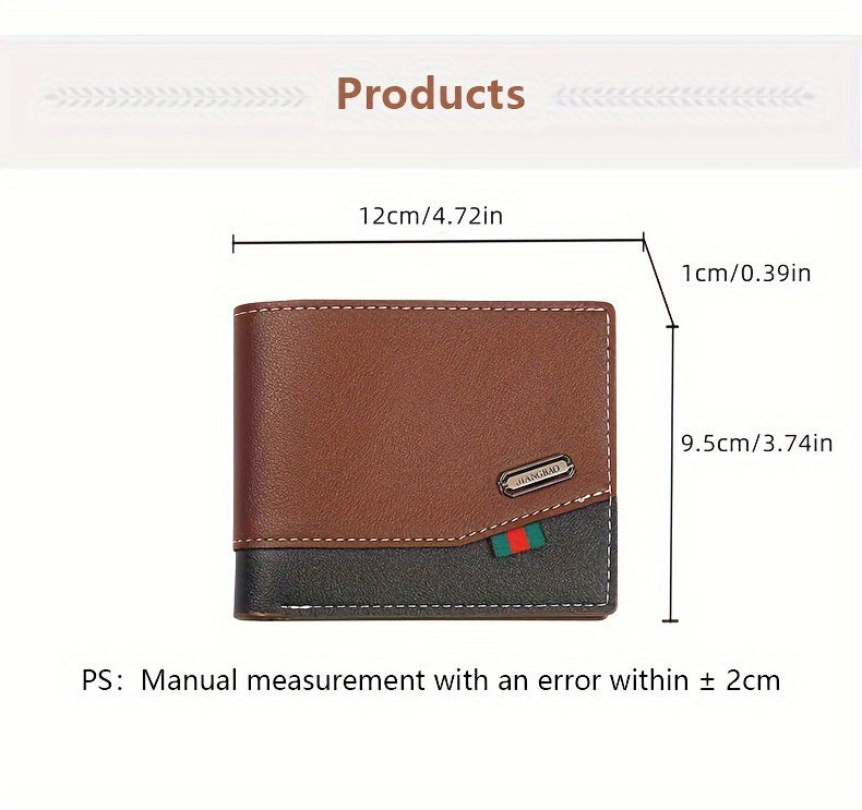 New Men's Fashion Casual Money Clip and Coins Purse