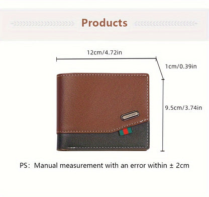 New Men's Fashion Casual Money Clip and Coins Purse