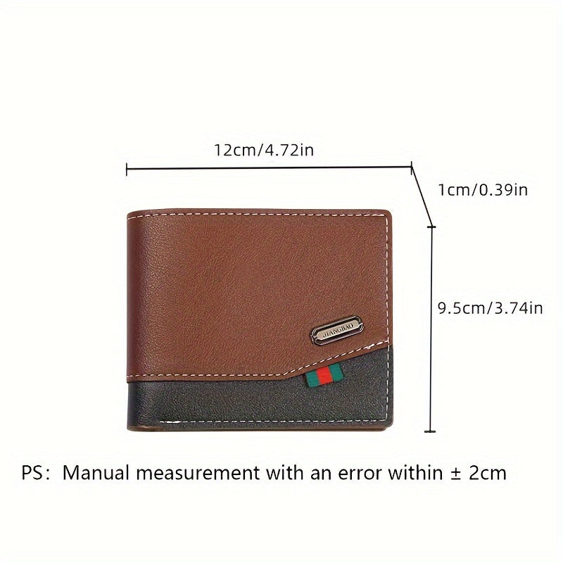 New Men's Fashion Casual Money Clip and Coins Purse