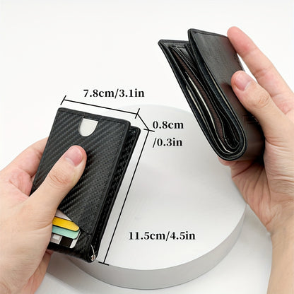 Slim and Stylish Men's Money Clip Wallet