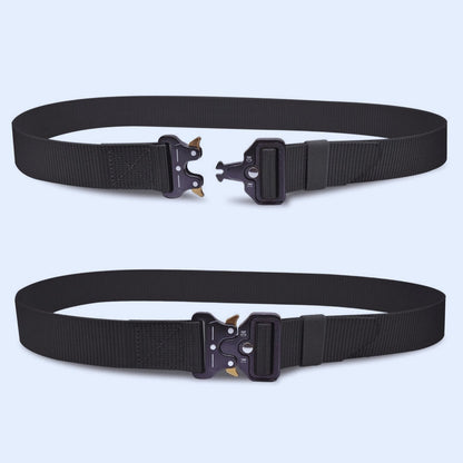 🛠️🌄 Rugged Tactical Belt for Men - Nylon Web with Quick-Release Buckle for Outdoor & EDC 🚀🔧 - Merkanny