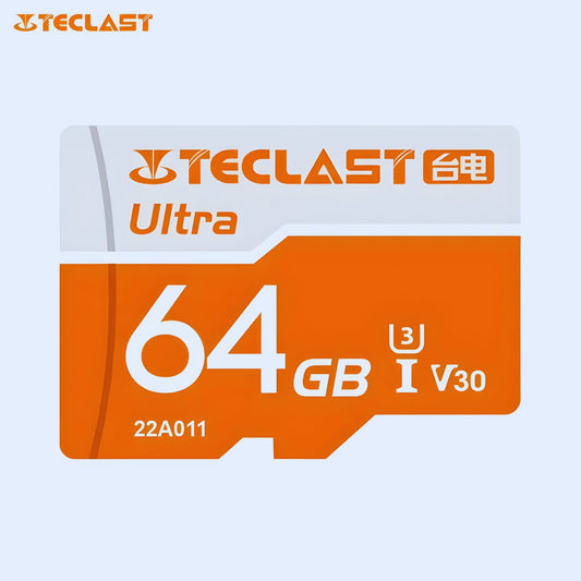 Teclast 64GB High-Speed Micro SD Card: Class 10 TF Memory Card with SD Adapter for Smartphone & Camera Storage Expansion - Merkanny
